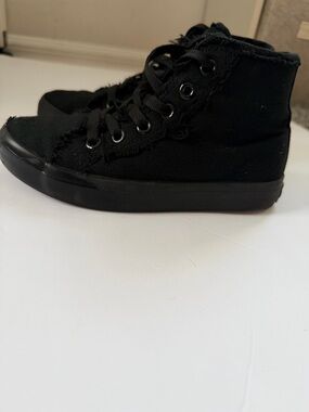 Dance Class Black High-Top Kids Sneakers